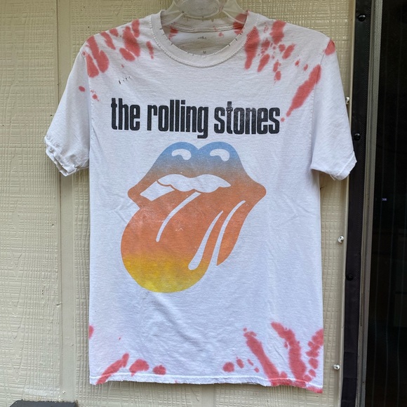 Tops - The Rolling Stones distressed t-shirt